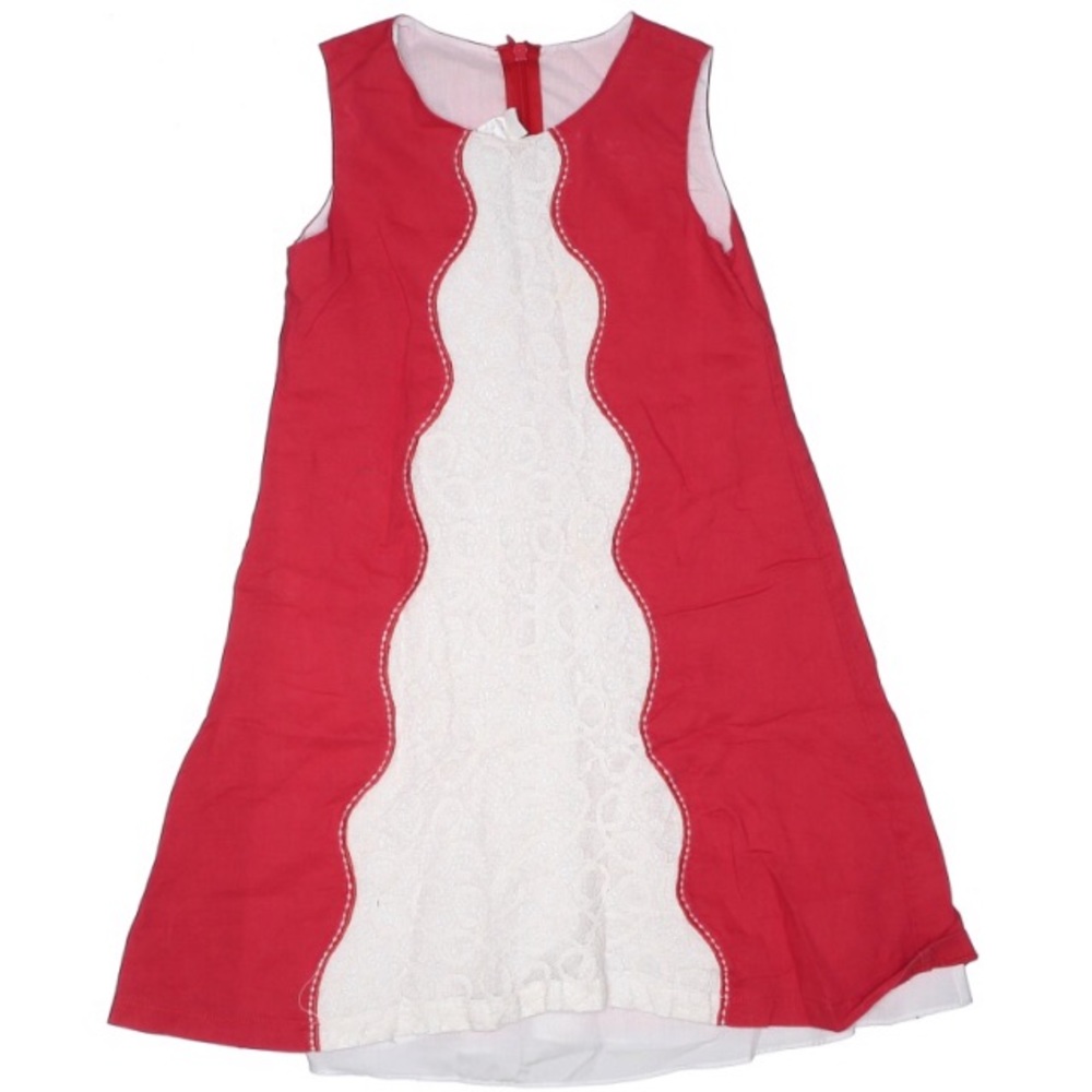 D’Vanty Dress Red and White Size 8